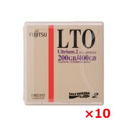 【送料無料】 富士通 LTO Ultrium 2 データカートリッジ 10本セット FUJITSU LTO Ultrium 2 Data Cartridge 10pcs