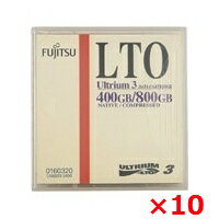 【送料無料】 富士通 LTO Ultrium 3 データカートリッジ 10本セット FUJITSU LTO Ultrium 3 Data Cartridge 10pcs