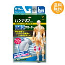 バンテリンコーワ 高通気サポーター ひざ専用 シルバーグレー 大きめサイズ【メール便送料無料】