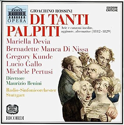 【中古】Rossini;Di Tanti Palpiti / Devia, Stuttgart Rso, Benini（帯なし）