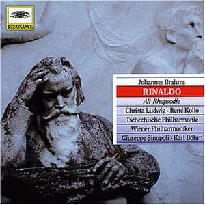 【中古】JOHANNES BRAHMS:RINALDO ALT-RHAPSODIE GIUSEPPE SINOPOLI（帯なし）