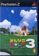 【中古】みんなのGOLF 3 / PlayStation2（帯なし）