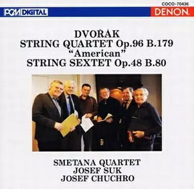 【中古】ドヴォルザーク：アメリカ/弦楽六重奏曲 / スメタナ四重奏団（帯あり）