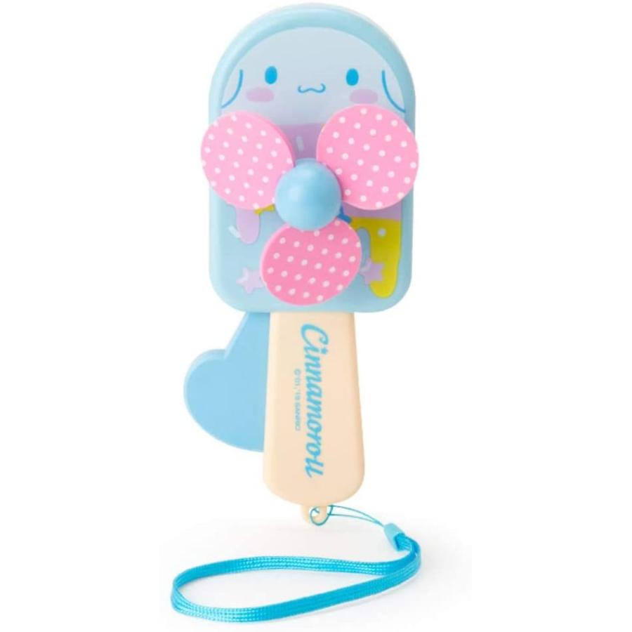 【新品未開封・未使用品】サンリオ(SANRIO) シナモロール アイス形手動ミニ扇風機