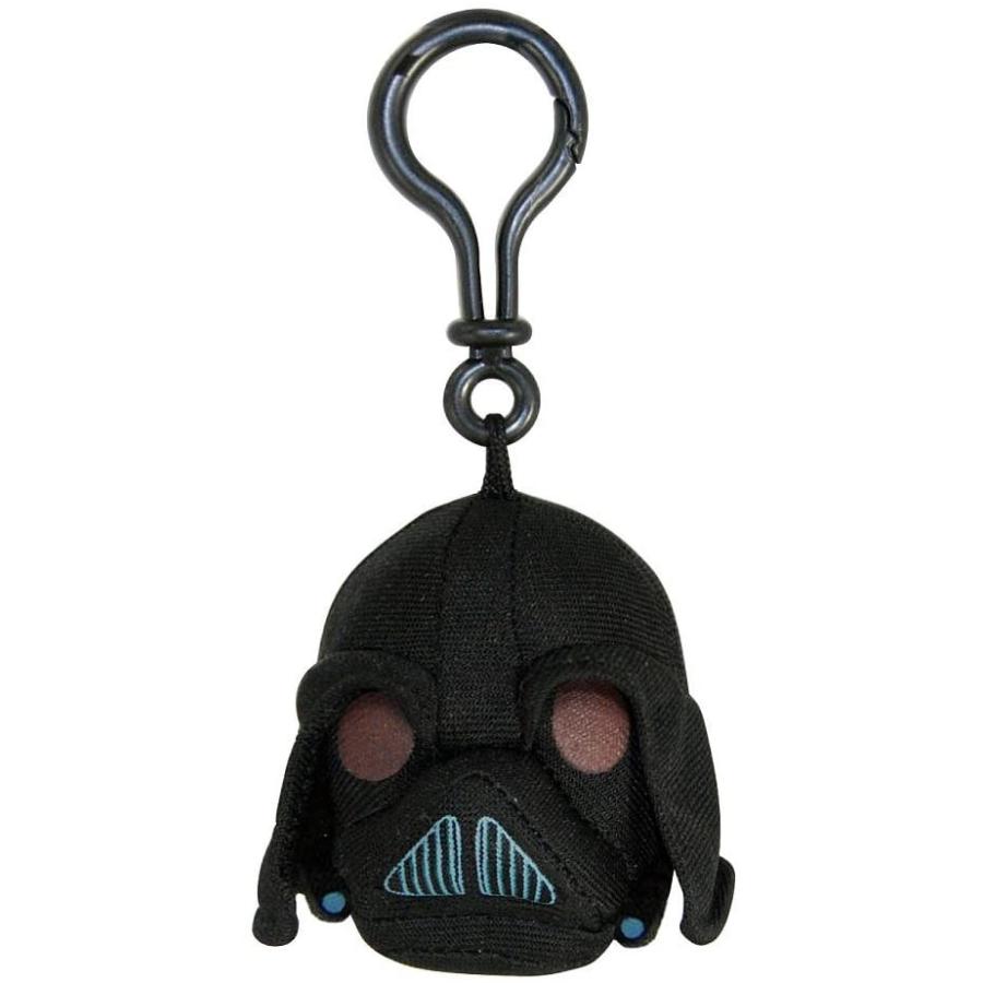 Angry Birds Star Wars Plush Backback Clip On: Darth Vader / アングリーバード スター・ウォーズ モコモコ バックパッククリップ：ダース・ベイダーのサムネイル