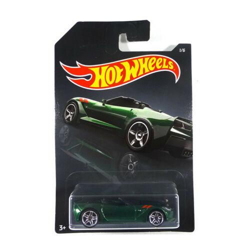 Hot Wheels GDG44-GBB74 Chevrolet Corvette Stingray Green Metallic 1:64 New