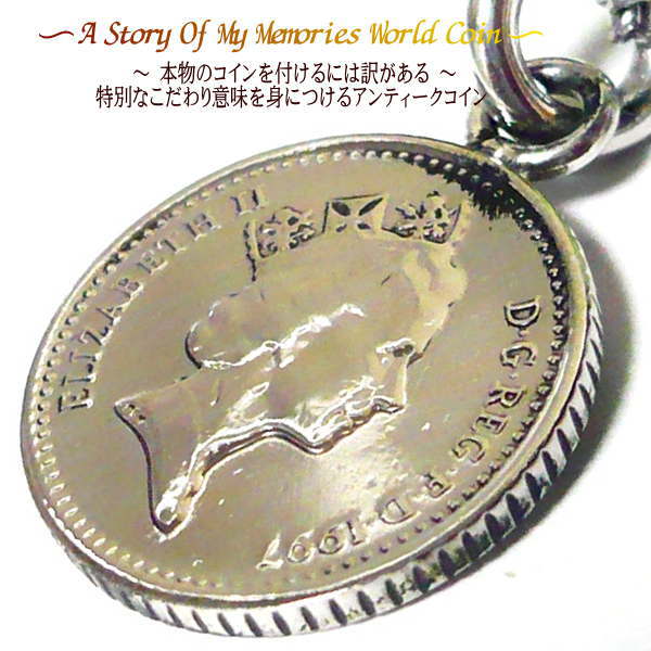 イギリス コイン アンクレット ブレスレット ブレス コイン 楽天 ステンレス チェーン シンプル 大人 世界のコイン 外国 世界 外国コイン アンティーク 外...