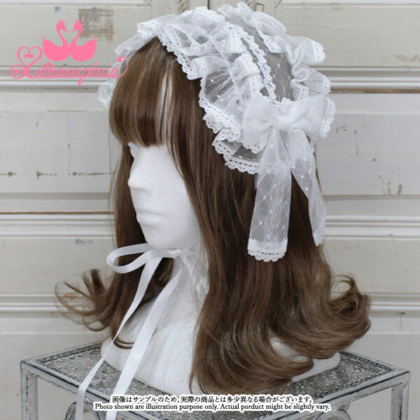 メタモルフォーゼ　Fairyフリルヘッドドレス【ロリータファッション ロリィタ】