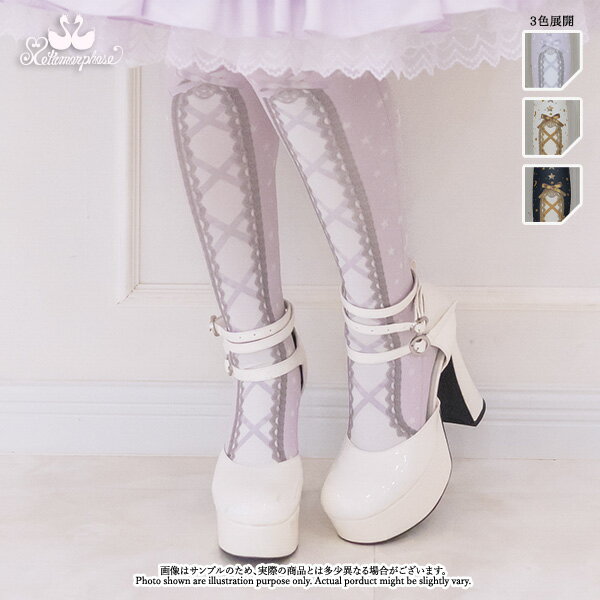メタモルフォーゼ Magical moon light プリントオーバーニー【ロリータファッション ロリィタ】のサムネイル