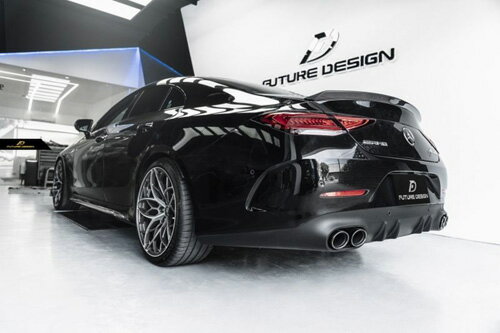 【Future Design】BENZ メルセデス・ベンツ CLS-Class W257 C257 クーペ トランク用リアスポイラー 本物DryCarbon ドライカーボン AMG