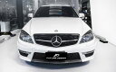 BENZ メルセデス ベンツ AMG C63ルック グリル Cクラス W204 07~13年 フロント用 ブラック メッキ グリル