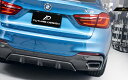 BMW X6 F16 Mスポーツ 用 カーボン リア ディフューザー DryCarbon 本物ドライカーボン パフォーマンス スポイラー 3