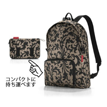 reisenthel（ライゼンタール）MINI MAXI RUCKSACK （ミニマキリュックサック）旅行用バッグ/トラベルバッグ/リュックサブバッグ/折りたたみ/パッカブル/エコバッグ/コンパクト/持ち運び【同梱不可】【メール便（日本郵便）なら1点までOK】★★