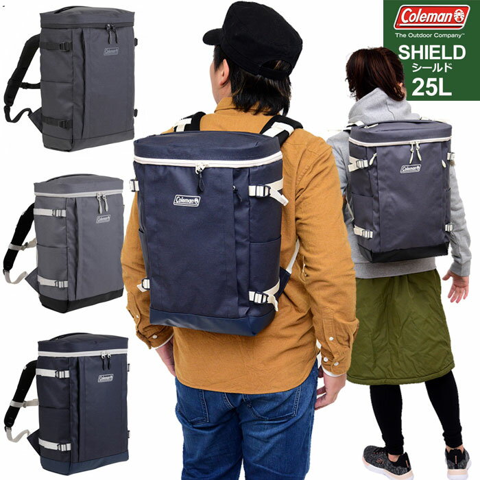 コールマン スクエアリュック シールド25(25L)[全3色]Coleman SHIELD25 メンズ レディース【鞄】_11802E(trip)