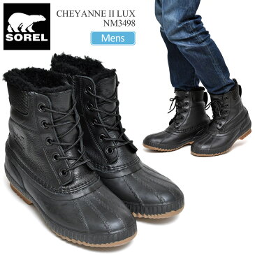 【正規取扱店】SALE 36％OFFソレル スノーブーツ SOREL シャイアン2 ラックス(ブラック)(NM3498 25-29cm)CHEYANNE II LUX メンズ【靴】 wbt 1911trip【返品交換・ラッピング不可】