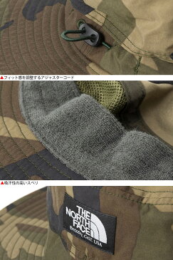 【正規取扱店】ノースフェイス THE NORTH FACE 帽子 UVケア メンズ レディース ノベルティーホライズンハットデジタルカモ バンダナ ブラック ブルー NOVELTY HORIZON HAT NN01708 20SS 2005trip[M便 1/1]