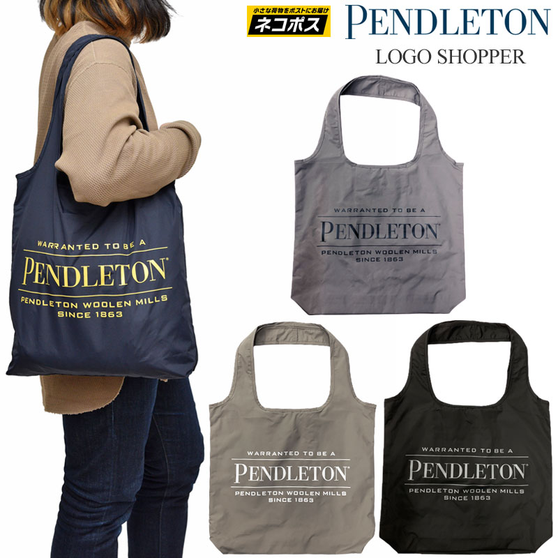 SALE 15％OFF ペンドルトン PENDLETON トートバッグ エコバッグ メンズ レディース ロゴショッパー LOGO SHOPPER PDT-000-211103 21SS【鞄】2102trip[M便 1/1]【返品交換・ラッピング不可】