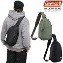 コールマン Coleman ワンショルダーバッグ メンズ レディース ウォーカースリングバッグ 6.5L WALKER SLING BAG 2025SS【鞄】2...