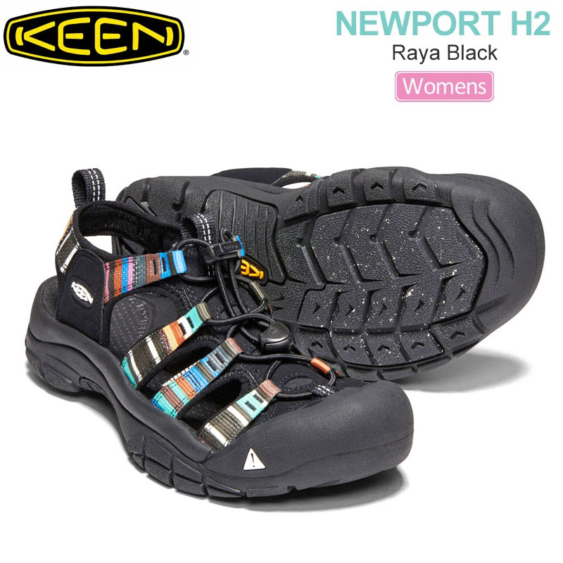 【正規取扱店】キーン KEEN サンダル レディース ウィメンズ ニューポートH2 エイチツー NEWPORT ラヤブラック 1003480 2024SS sdl【靴】2404trip