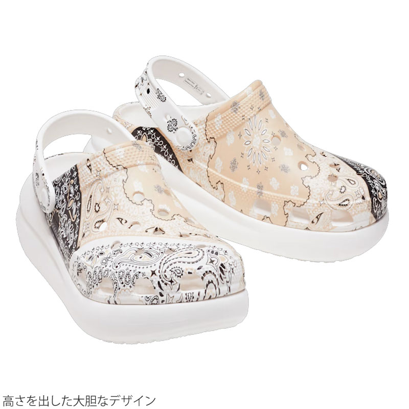 【正規取扱店】クロックス crocs サンダル メンズ レディース クラシッククラッシュバンダナクロッグ CLASSIC CRUSH BANDANA CLOG チャイ マルチ 24-27cm 208119 2022AW sdl【靴】2208trip