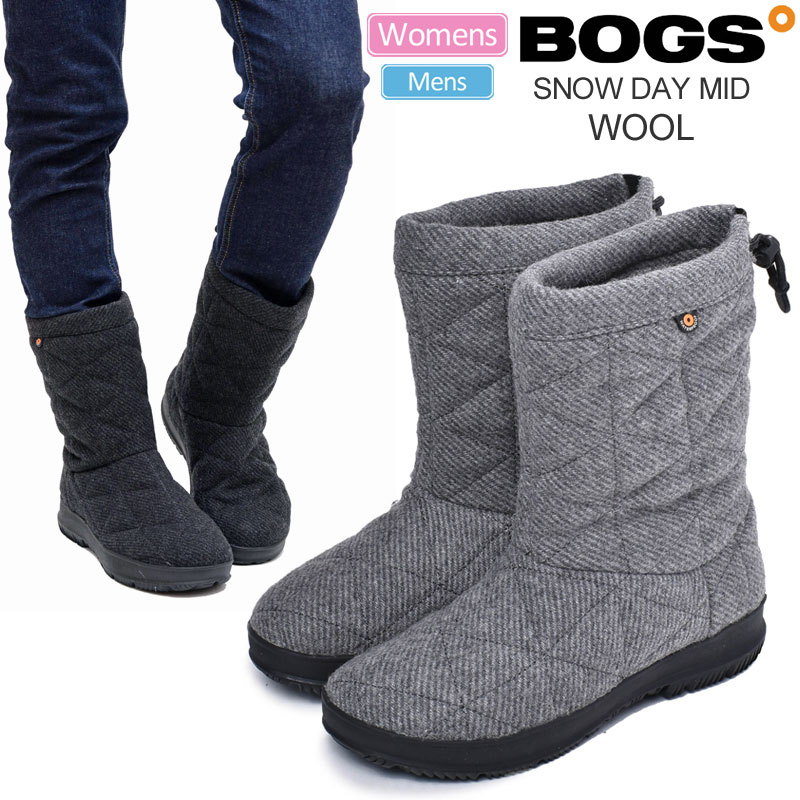 ボグス ブーツ レディース ボグス BOGS スノーブーツ レディース メンズ スノーデイミッドウール SNOWDAY MID WOOL 78717 2023AW wbt【靴】2311trip【返品交換・ラッピング不可】