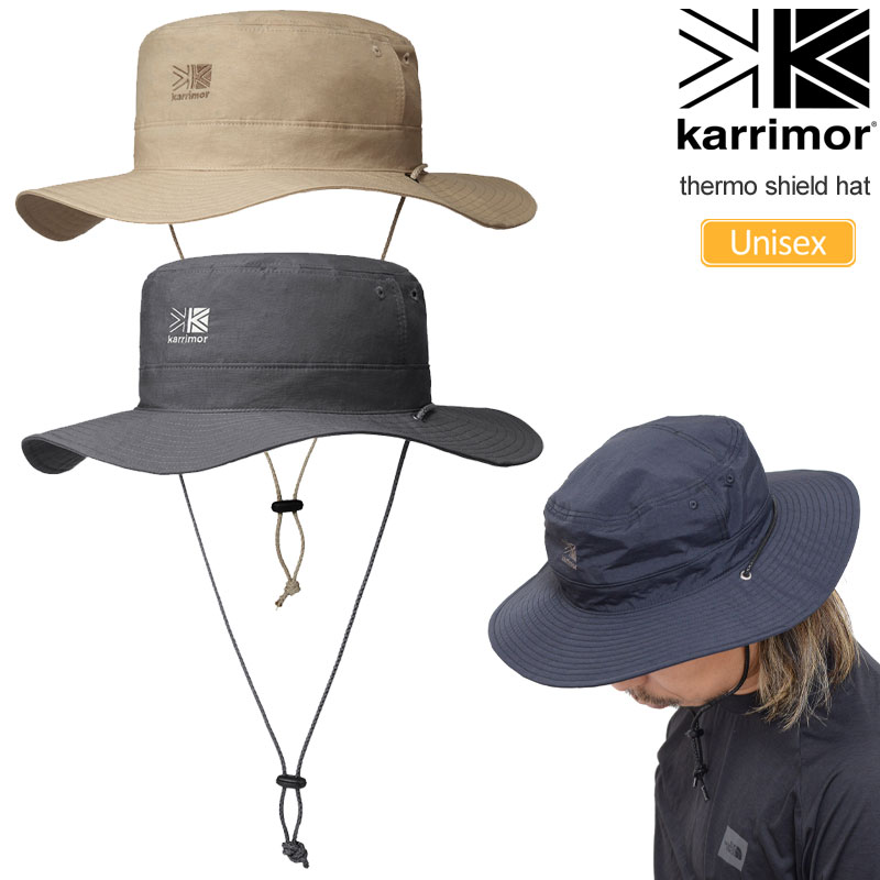 【正規取扱店】カリマー Karrimor 帽子 つば広 メンズ レディース サーモシールドハット thermo shield hat 200120 2023SS 2302trip[M便 1/1]
