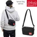 マンハッタンポーテージ Manhattan Portage ショルダーバッグ メンズ レディース スプリンターバッグ Sprinter Bag ブラック MP1401 2023SS2212ripe