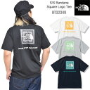 【正規取扱店】ノースフェイス THE NORTH FACE Tシャツ 半袖 メンズ ショートスリーブ バンダナスクエアーロゴティー S/S BANDANA SQUARE LOGO TEE NT32349 2023SS sst 【服】2303trip[M便 1/1]