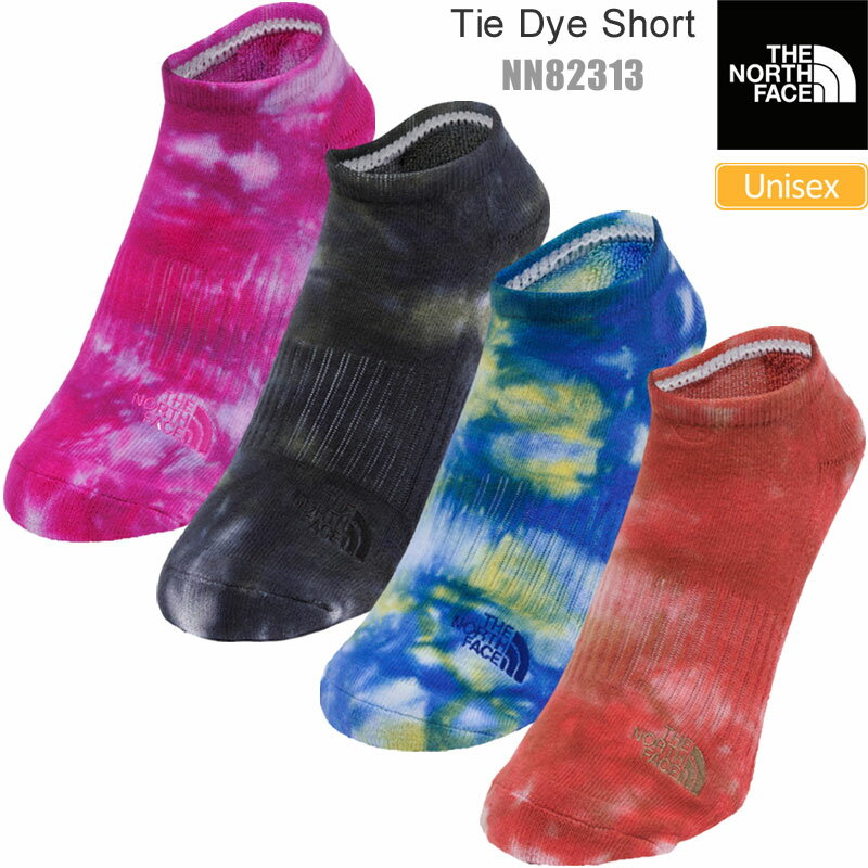 ノースフェイス THE NORTH FACE 靴下 ソックス 抗菌 防臭 メンズ レディース ユニセックス タイダイショート Tie Dye Short NN82313 2023SS 2302trip