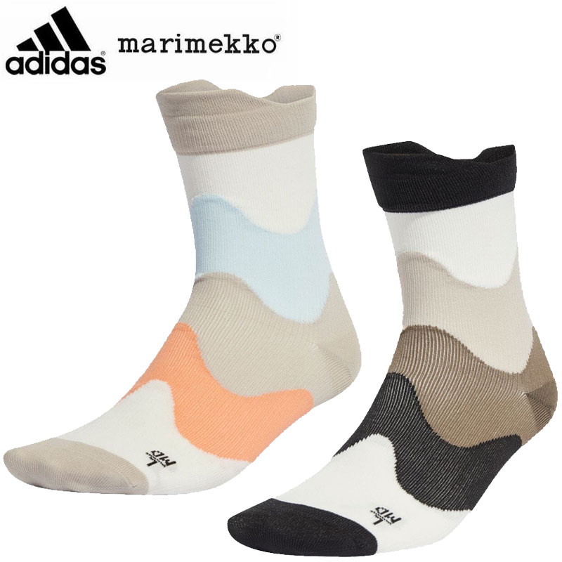 SALE 30％OFF アディダス adidas マリメッコ marimekko 靴下 メンズ レディース トレーニングソックス 1P HZ1584 HT1624 2023SS 2305trip[M便 1/1]【返品交換不可】【返品交換・ラッピング不可】