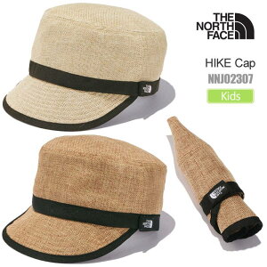 【正規取扱店】ノースフェイス THE NORTH FACE 帽子 キッズ レディース ハイクキャップ Kids HIKE Cap ベージュ ナチュラル NNJ02307 2023SS 2304trip[M便 1/1]