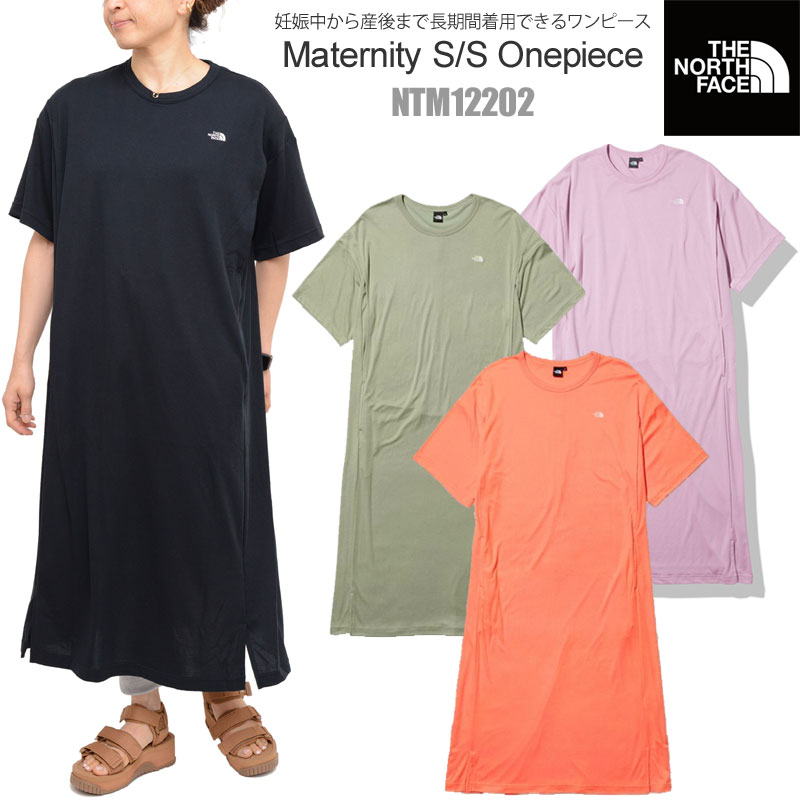 【正規取扱店】ノースフェイス THE NORTH FACE ワンピース 半袖 レディース マタニティショートスリーブワンピース Maternity S/S Onepiece NTM12202 2023SS【服】2303tripのサムネイル