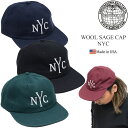 クーパーズタウンボールキャップ COOPERSTOWN BALL CAP 帽子 アメリカ製 メンズ レディース NYC ウールセージキャップ WOOL SAGE CAP 2023AW 2310ripe