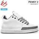 【正規取扱店】エス 'es スニーカー スケートシューズ メンズ ペニー2 PENNY 2 ホワイト ネイビー 2023AW 23FALL snk【靴】2309trip