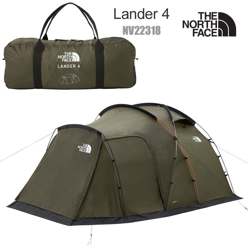 15％OFF セール SALEノースフェイス THE NORTH FACE キャンプ用品 テント タープ 4人用 ランダー4 Lander4 ニュートープグリーン NV22318 2023AW cpg 2309trip【返品交換・ラッピング不可】