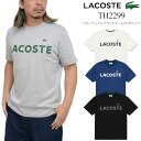 ラコステ LACOSTE Tシャツ 半袖 メンズ ヘビーウェイトブランドネームロゴTシャツ リラックスフィット Relaxed Fit TH2299 2024SS sst【服】2403trip【返品交換・ラッピング不可】