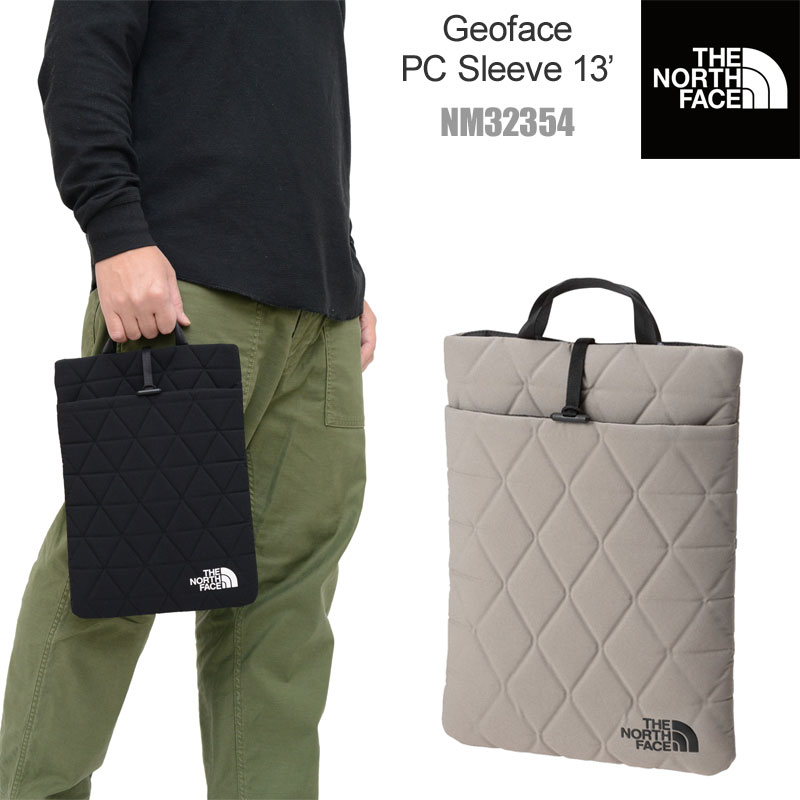 【正規取扱店】ノースフェイス THE NORTH FACE スリーブバッグ パソコンケース メンズ レディース ジオフェイスPCスリーブ 13インチ Geoface PC Sleeve 13’ NM32354 2024SS 【鞄】2401trip[M便 1/1]のサムネイル