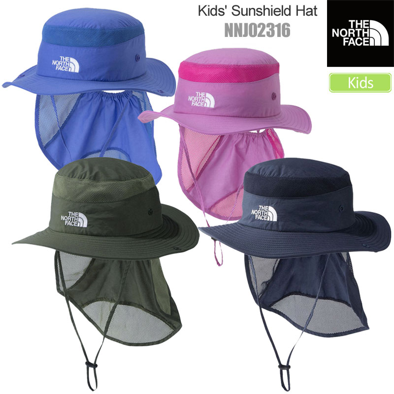 【正規取扱店】ノースフェイス THE NORTH FACE 帽子 キッズ ジュニア ベビー レディース サンシールドハット Kids' Sunshield Hat NNJ02316 2024SS 2403trip[M便 1/1]