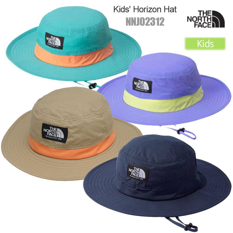 帽子 子供用 【正規取扱店】ノースフェイス THE NORTH FACE 帽子 キッズ ジュニア ベビー ホライズンハット Kids’ Horizon Hat NNJ02312 2024SS 2402trip[M便 1/1]