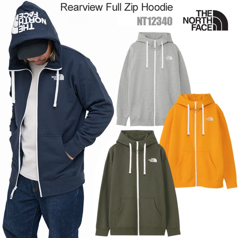 ノースフェイス THE NORTH FACE パーカー スウェット メンズ リアビューフルジップフーディー REARVIEW FULLZIP HOODIE NT12340 2023AW tnfswt【服】2309trip【返品交換・ラッピング不可】