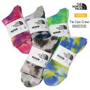 yK戵Xzm[XtFCX THE NORTH FACE C \bNX R hL Y fB[X jZbNX ^C_CN[ Tie Dye Crew NN82316 2024SS 2402trip[M 1/2]yԕisz