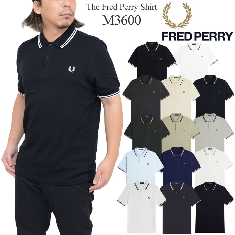 եåɥڥ꡼ FREDPERRY ݥ Ⱦµ  M3600 ĥƥåץ եåɥڥ꡼ Twin Tipped F...