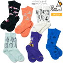 ゴースローキャラバン go slow caravan 靴下 メンズ レディース パイルジャガードクルーソックス 22-25cm 25-28cm 322908 2...