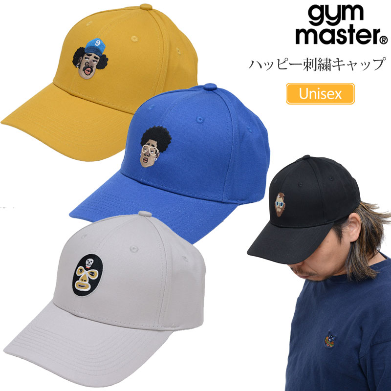 ジムマスター gym master 帽子 メンズ レディース ユニセックス ハッピー刺繍キャップ G399750 2024SS 2405trip