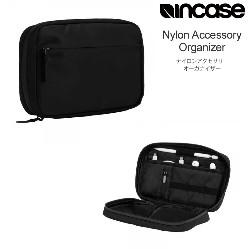 インケース Incase ガジェットポーチ メンズ レディース ナイロンアクセサリーオーガナイザー Nylon Accessory Organizer 2024SS【鞄】2405trip M便 1/1