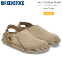 ビルケンシュトック BIRKENSTOCK サンダル シューズ メンズ レディース ルトリー プレミアム スエード Lutry Premium Suede グレ...