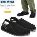 ビルケンシュトック BIRKENSTOCK サンダル シューズ メンズ レディース ルトリー プレミアム スエード Lutry Premium Suede ブラ...