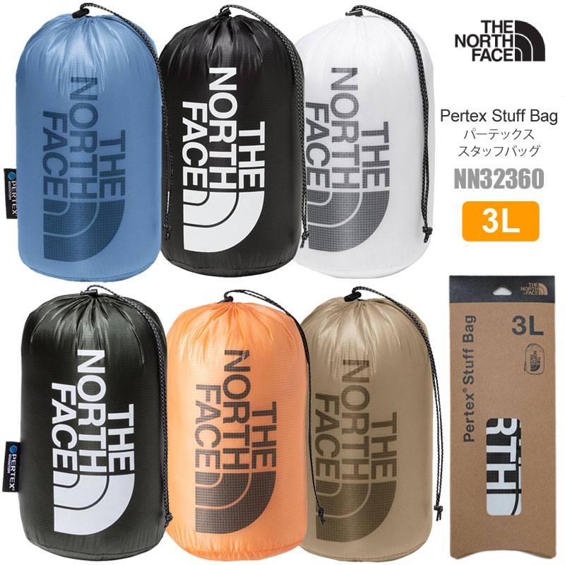 ザ・ノース・フェイス THE NORTH FACE スタッフサック ポーチ パーテックススタッフバッグ 3L Pertex Stuff Bag NN32360 2504trip[M便 1/4]