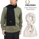 フレッドペリー FREDPERRY マフラー メンズ レディース クラシックメリノウールスカーフ Classic Merino Wool Scarf C8140 2024AW 2410trip【割引クーポン対象外】【返品交換・ラッピング不可】_wts25msa