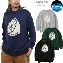 カブー KAVU セーター メンズ レモンニット Lemon Knit 19821917 2024AW【服】2410trip【返品交換・ラッピング不可】_wts...